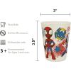 imageZak Designs Kids Dinnerware Set 3 Pieces Durable and Sustainable Melamine Bamboo Plate Bowl and Tumbler are Perfect For Dinner Time With Family DogMarvel SpiderMan
