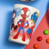 imageZak Designs Kids Dinnerware Set 3 Pieces Durable and Sustainable Melamine Bamboo Plate Bowl and Tumbler are Perfect For Dinner Time With Family DogMarvel SpiderMan