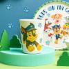 imageZak Designs Kids Dinnerware Set 3 Pieces Durable and Sustainable Melamine Bamboo Plate Bowl and Tumbler are Perfect For Dinner Time With Family DogPAW Patrol Chase  Marshall  Skye