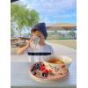 imageZak Designs Kids Dinnerware Set 3 Pieces Durable and Sustainable Melamine Bamboo Plate Bowl and Tumbler are Perfect For Dinner Time With Family DogSpaceships
