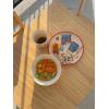 imageZak Designs Kids Dinnerware Set 3 Pieces Durable and Sustainable Melamine Bamboo Plate Bowl and Tumbler are Perfect For Dinner Time With Family DogSpaceships