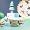 imageZak Designs Kids Dinnerware Set 3 Pieces Durable and Sustainable Melamine Bamboo Plate Bowl and Tumbler are Perfect For Dinner Time With Family DogZaksaurus