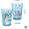 imageZak Designs Marvel SpiderMan Nesting Tumbler Set for At Home 145oz NonBPA Plastic Cups 4Pack Spidey and His Amazing FriendsBelle  Jasmine  Ariel