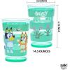 imageZak Designs Marvel SpiderMan Nesting Tumbler Set for At Home 145oz NonBPA Plastic Cups 4Pack Spidey and His Amazing FriendsBluey
