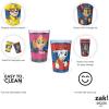 imageZak Designs Marvel SpiderMan Nesting Tumbler Set for At Home 145oz NonBPA Plastic Cups 4Pack Spidey and His Amazing FriendsChase  Marshall  Skye