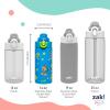 imageZak Designs Minecraft Sage Kids Water Bottle For School or Travel 14oz Stainless Steel Water Bottle With Straw Handle and LeakProof PopUp Spout Cover CreeperPAW Patrol