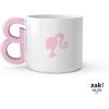 imageZak Designs Minions The Rise of Gru Ceramic Latte Mug and Plate for Coffee Tea Breakfast or Dessert with Travel Mug Lid 2Piece Set17 Fluid OuncesBarbie