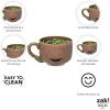 imageZak Designs Minions The Rise of Gru Ceramic Latte Mug and Plate for Coffee Tea Breakfast or Dessert with Travel Mug Lid 2Piece Set17 Fluid OuncesGroot