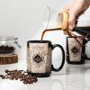 imageZak Designs Minions The Rise of Gru Ceramic Latte Mug and Plate for Coffee Tea Breakfast or Dessert with Travel Mug Lid 2Piece Set17 Fluid OuncesHarry Potter Marauders Map