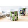 imageZak Designs Minions The Rise of Gru Ceramic Latte Mug and Plate for Coffee Tea Breakfast or Dessert with Travel Mug Lid 2Piece Set17 Fluid OuncesMinecraft