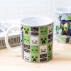 imageZak Designs Minions The Rise of Gru Ceramic Latte Mug and Plate for Coffee Tea Breakfast or Dessert with Travel Mug Lid 2Piece Set17 Fluid OuncesMinecraft