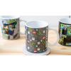 imageZak Designs Minions The Rise of Gru Ceramic Latte Mug and Plate for Coffee Tea Breakfast or Dessert with Travel Mug Lid 2Piece Set17 Fluid OuncesMinecraft