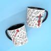imageZak Designs Minions The Rise of Gru Ceramic Latte Mug and Plate for Coffee Tea Breakfast or Dessert with Travel Mug Lid 2Piece Set17 Fluid OuncesSpiderman