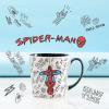 imageZak Designs Minions The Rise of Gru Ceramic Latte Mug and Plate for Coffee Tea Breakfast or Dessert with Travel Mug Lid 2Piece Set17 Fluid OuncesSpiderman