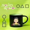 imageZak Designs Minions The Rise of Gru Ceramic Latte Mug and Plate for Coffee Tea Breakfast or Dessert with Travel Mug Lid 2Piece Set17 Fluid OuncesSquid Game Red Light Green Light