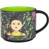 imageZak Designs Minions The Rise of Gru Ceramic Latte Mug and Plate for Coffee Tea Breakfast or Dessert with Travel Mug Lid 2Piece Set17 Fluid OuncesSquid Game Red Light Green Light