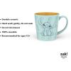 imageZak Designs Minions The Rise of Gru Ceramic Latte Mug and Plate for Coffee Tea Breakfast or Dessert with Travel Mug Lid 2Piece Set17 Fluid OuncesStitch