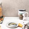 imageZak Designs Minions The Rise of Gru Ceramic Latte Mug and Plate for Coffee Tea Breakfast or Dessert with Travel Mug Lid 2Piece Set17 Fluid OuncesThe child