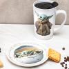 imageZak Designs Minions The Rise of Gru Ceramic Latte Mug and Plate for Coffee Tea Breakfast or Dessert with Travel Mug Lid 2Piece Set17 Fluid OuncesThe child