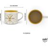 imageZak Designs Minions The Rise of Gru Ceramic Latte Mug and Plate for Coffee Tea Breakfast or Dessert with Travel Mug Lid 2Piece Set17 Fluid OuncesYellowstone