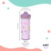 imageZak Designs Sanrio Kid Water Bottle for Travel or At Home 20oz Stainless Steel is LeakProof and Vacuum Insulated with Spout Locking Cover Carry Handle Protective Base Hello Kitty