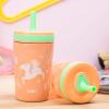 imageZak Designs Spidey and His Amazing Friends Kelso Tumbler Set LeakProof ScrewOn Lid with Straw Bundle for Kids Includes Plastic and Stainless Steel Cups with Bonus Sipper 3pc Set NonBPAUnicorn