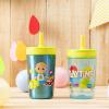 imageZak Designs Spidey and His Amazing Friends Kelso Tumbler Set LeakProof ScrewOn Lid with Straw Bundle for Kids Includes Plastic and Stainless Steel Cups with Bonus Sipper 3pc Set NonBPACoComelon