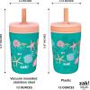 imageZak Designs Spidey and His Amazing Friends Kelso Tumbler Set LeakProof ScrewOn Lid with Straw Bundle for Kids Includes Plastic and Stainless Steel Cups with Bonus Sipper 3pc Set NonBPAShells
