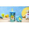 imageZak Designs Spidey and His Amazing Friends Kelso Tumbler Set LeakProof ScrewOn Lid with Straw Bundle for Kids Includes Plastic and Stainless Steel Cups with Bonus Sipper 3pc Set NonBPABaby Shark