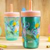imageZak Designs Spidey and His Amazing Friends Kelso Tumbler Set LeakProof ScrewOn Lid with Straw Bundle for Kids Includes Plastic and Stainless Steel Cups with Bonus Sipper 3pc Set NonBPALilo and Stitch