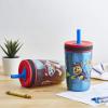 imageZak Designs Spidey and His Amazing Friends Kelso Tumbler Set LeakProof ScrewOn Lid with Straw Bundle for Kids Includes Plastic and Stainless Steel Cups with Bonus Sipper 3pc Set NonBPAPaw Patrol