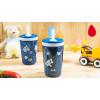 imageZak Designs Spidey and His Amazing Friends Kelso Tumbler Set LeakProof ScrewOn Lid with Straw Bundle for Kids Includes Plastic and Stainless Steel Cups with Bonus Sipper 3pc Set NonBPAMickey Mouse