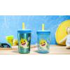 imageZak Designs Spidey and His Amazing Friends Kelso Tumbler Set LeakProof ScrewOn Lid with Straw Bundle for Kids Includes Plastic and Stainless Steel Cups with Bonus Sipper 3pc Set NonBPABaby Shark