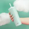 imageZak Designs Squishmallows Straw Tumbler for Travel or At Home 24oz Stainless Steel with Vacuum Insulation and NonSkid Base SquishmallowsIcicle Mint Green