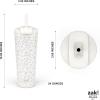 imageZak Designs Squishmallows Straw Tumbler for Travel or At Home 24oz Stainless Steel with Vacuum Insulation and NonSkid Base SquishmallowsLinen Leopard