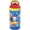 imageZak Designs Baby Shark Kids Water Bottle with Straw and Built in Carrying Loop Made of Durable Plastic LeakProof Design 16 oz BBSAT381Paw Patrol