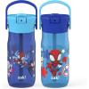 imageZak Designs Harmony Marvel Spidey and His Amazing Friends Kid Water Bottle for Travel or At Home 14oz Recycled Stainless Steel is LeakProof When Closed and Vacuum Insulated SpidermanMarvel Spidey and His Amazing Friends