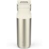 imageZak Designs Harmony Water Bottle for Travel or At Home 32oz Recycled Stainless Steel is LeakProof When Closed and Vacuum Insulated with Sip Lid and Carry Handle Ivory White