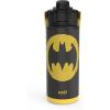 imagezak Beacon Insulated Bottle Sonic the Hedgehog  20 oz  Durable Stainless Steel  DoubleWall Vacuum Insulation Silicone Spout ampamp PushButton LeakProof Lid  Dishwasher SafeBatman