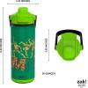 imagezak Beacon Insulated Bottle Sonic the Hedgehog  20 oz  Durable Stainless Steel  DoubleWall Vacuum Insulation Silicone Spout ampamp PushButton LeakProof Lid  Dishwasher SafeGreen