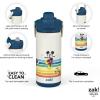 imagezak Beacon Insulated Bottle Sonic the Hedgehog  20 oz  Durable Stainless Steel  DoubleWall Vacuum Insulation Silicone Spout ampamp PushButton LeakProof Lid  Dishwasher SafeMickey Mouse