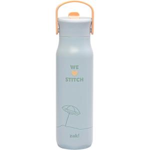 imageZak Designs Disney Lilo ampamp Stitch Harmony Water Bottle for Travel or At Home 32oz Stainless Steel is LeakProof When Closed and Vacuum Insulated with Straw Lid Carry Handle and 3D ArtworkDisney Lilo  Stitch