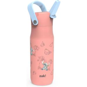 imageZak Designs Harmony Marvel Spidey and His Amazing Friends Kid Water Bottle for Travel or At Home 14oz Recycled Stainless Steel is LeakProof When Closed and Vacuum Insulated SpidermanDisneys Stitch