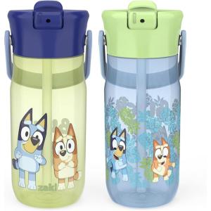 imageZak Designs Harmony Marvel Spidey and His Amazing Friends Kid Water Bottle for Travel or At Home 14oz Recycled Stainless Steel is LeakProof When Closed and Vacuum Insulated SpidermanBluey