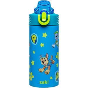 imageZak Designs Minecraft Sage Kids Water Bottle For School or Travel 14oz Stainless Steel Water Bottle With Straw Handle and LeakProof PopUp Spout Cover CreeperPAW Patrol