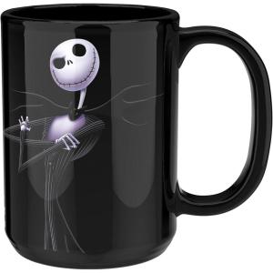 imageZak Designs Minions The Rise of Gru Ceramic Latte Mug and Plate for Coffee Tea Breakfast or Dessert with Travel Mug Lid 2Piece Set17 Fluid OuncesJack Skellington The Nightmare Before Christmas