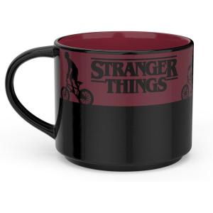 imageZak Designs Minions The Rise of Gru Ceramic Latte Mug and Plate for Coffee Tea Breakfast or Dessert with Travel Mug Lid 2Piece Set17 Fluid OuncesStranger Things