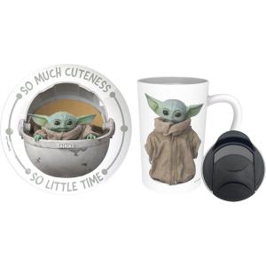 imageZak Designs Minions The Rise of Gru Ceramic Latte Mug and Plate for Coffee Tea Breakfast or Dessert with Travel Mug Lid 2Piece Set17 Fluid OuncesThe child