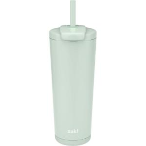 imageZak Designs Squishmallows Straw Tumbler for Travel or At Home 24oz Stainless Steel with Vacuum Insulation and NonSkid Base SquishmallowsIcicle Mint Green