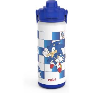 imagezak Beacon Insulated Bottle Sonic the Hedgehog  20 oz  Durable Stainless Steel  DoubleWall Vacuum Insulation Silicone Spout ampamp PushButton LeakProof Lid  Dishwasher SafeSonic the Hedgehog